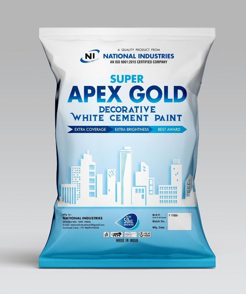 SUPER APEX GOLD Decorative White Cement Paint