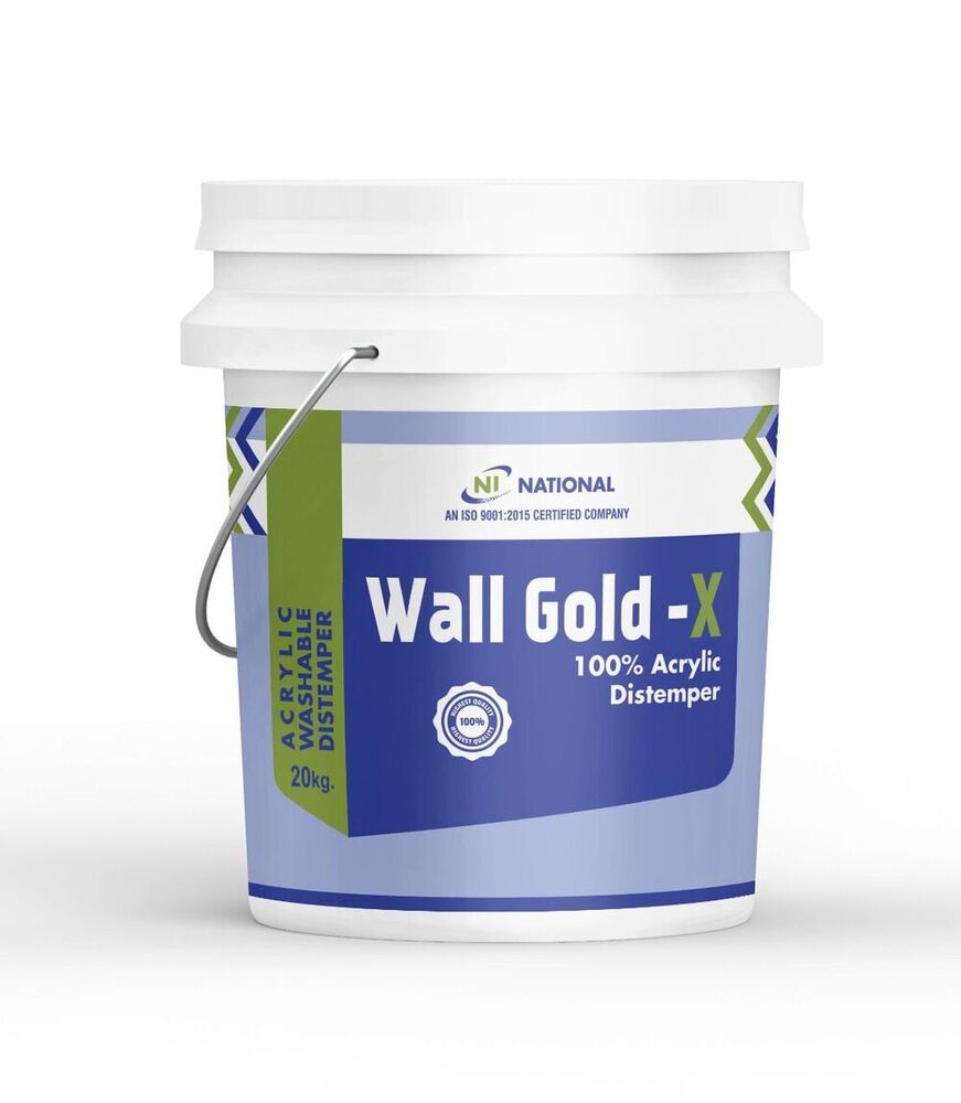 WALL GOLD X Industrial 100% Acrylic Distemper