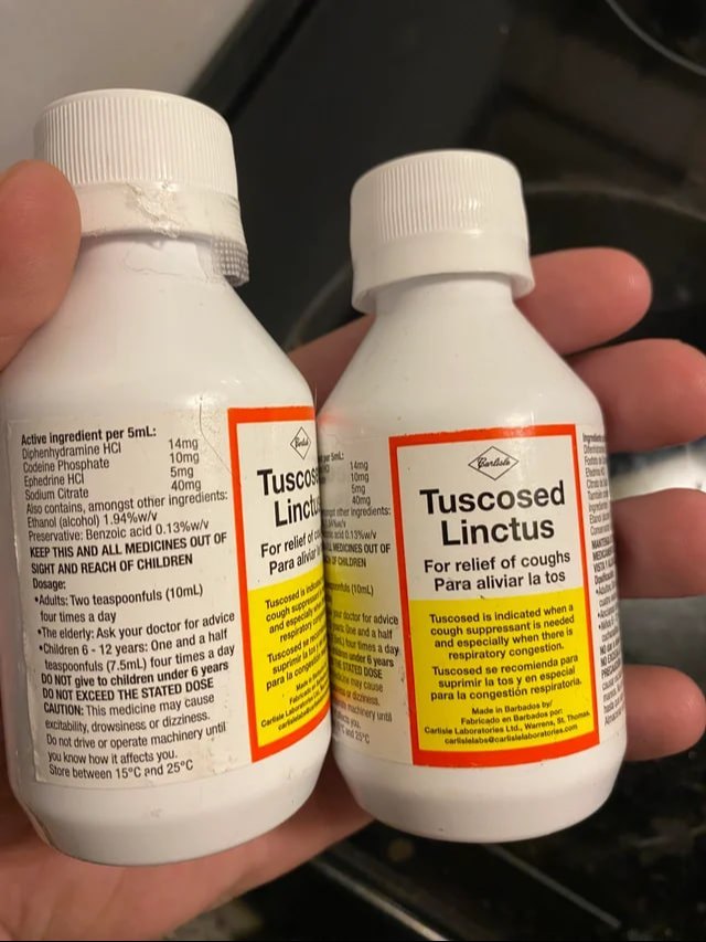 Tuscosed Linctus 125ml Cough Syrup