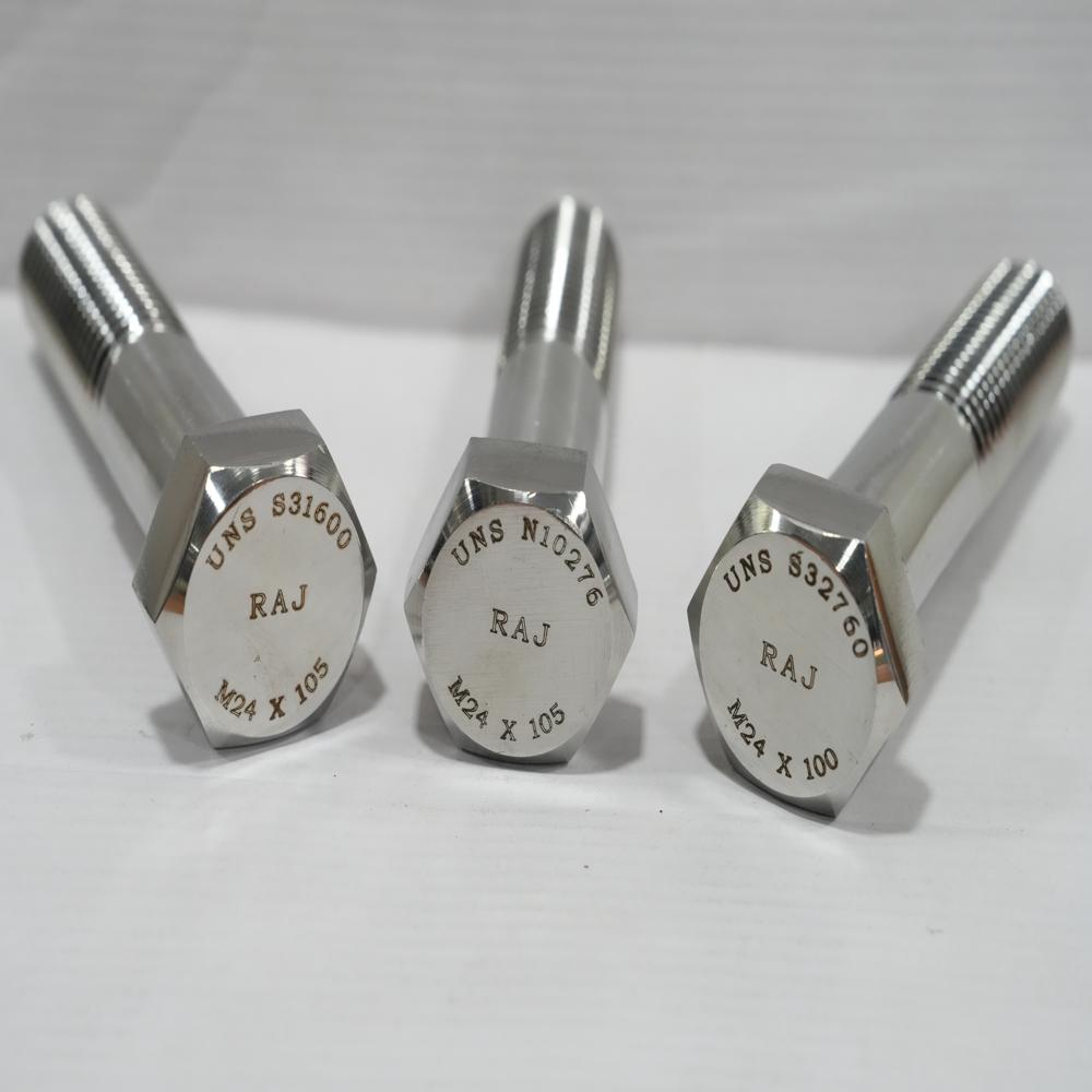 SS 304 HEX BOLT M20X70