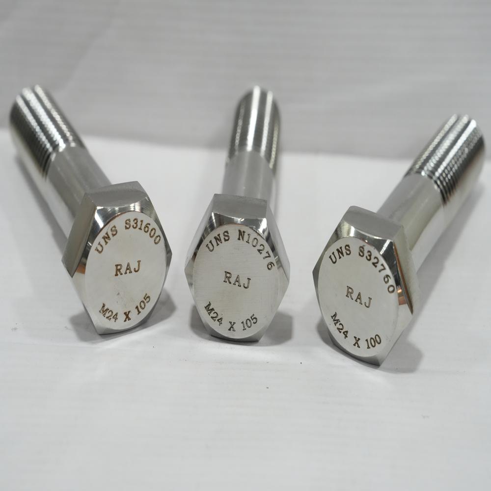 SS 304 HEX BOLT M20X70