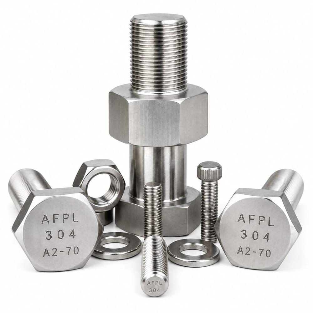 SS 304 HEX BOLT M16X70