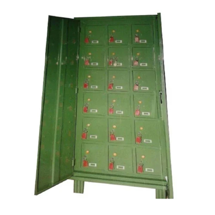 Double Safety Locker - Color: White