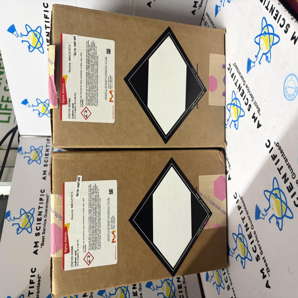 Sulfuric Acid ACS Reagent 95-98% 500ml Sigma-Aldrich