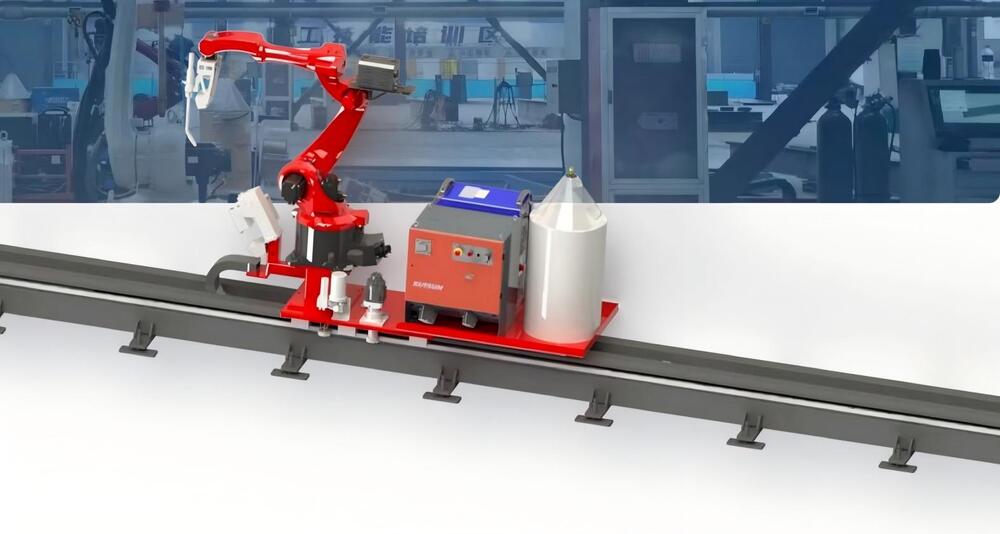 2010Mm Arm Span Orthogonal Rail Welding Robot For Crane Beam H-Shaped Steel Column - Feature: High Precision