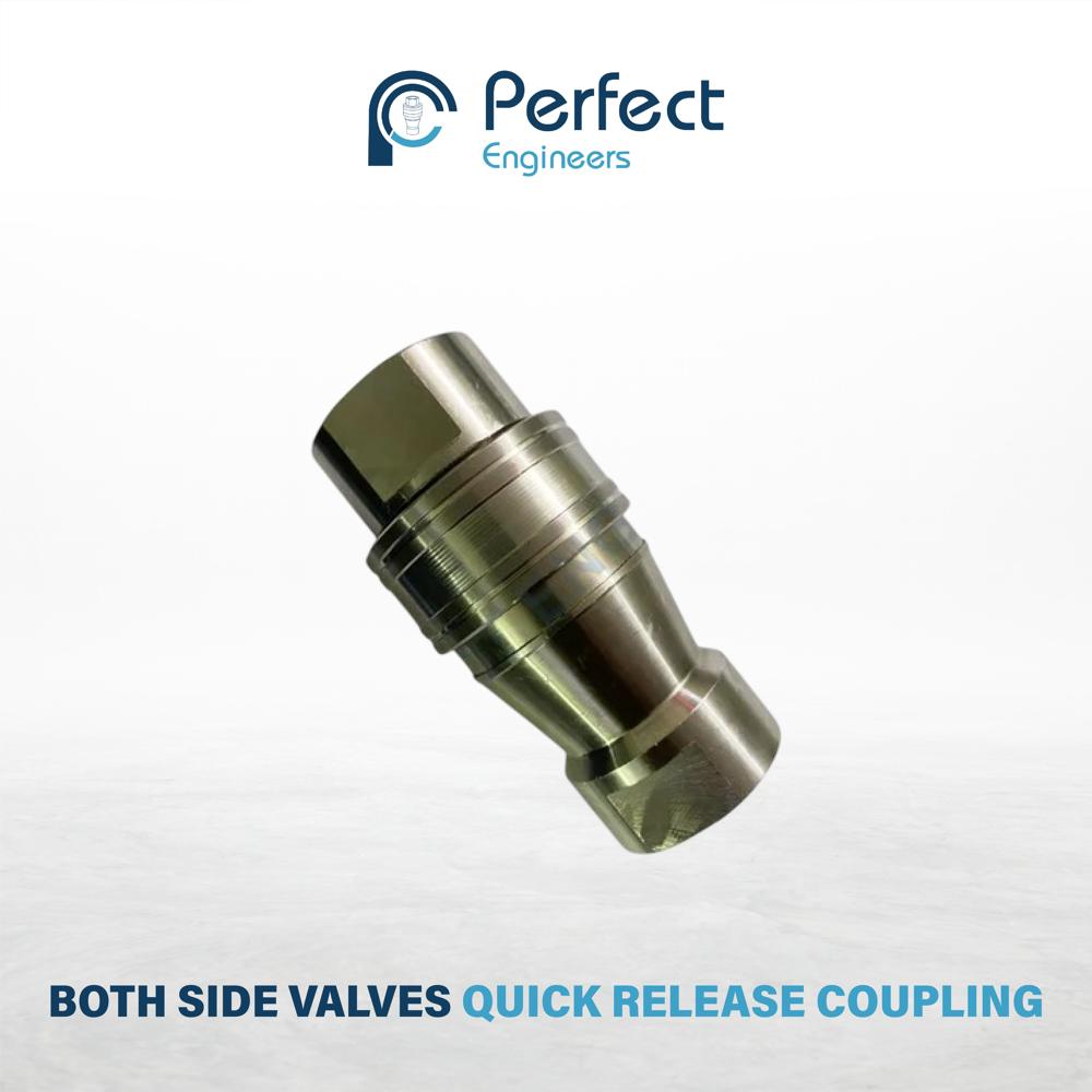 Both Side Valves Quick Release Coupling