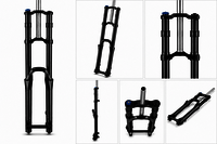 Powder Coated Rust-proof Bicycle Fork