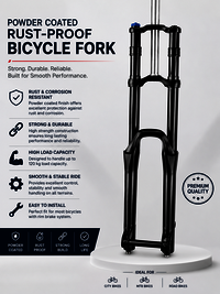 Powder Coated Rust-proof Bicycle Fork