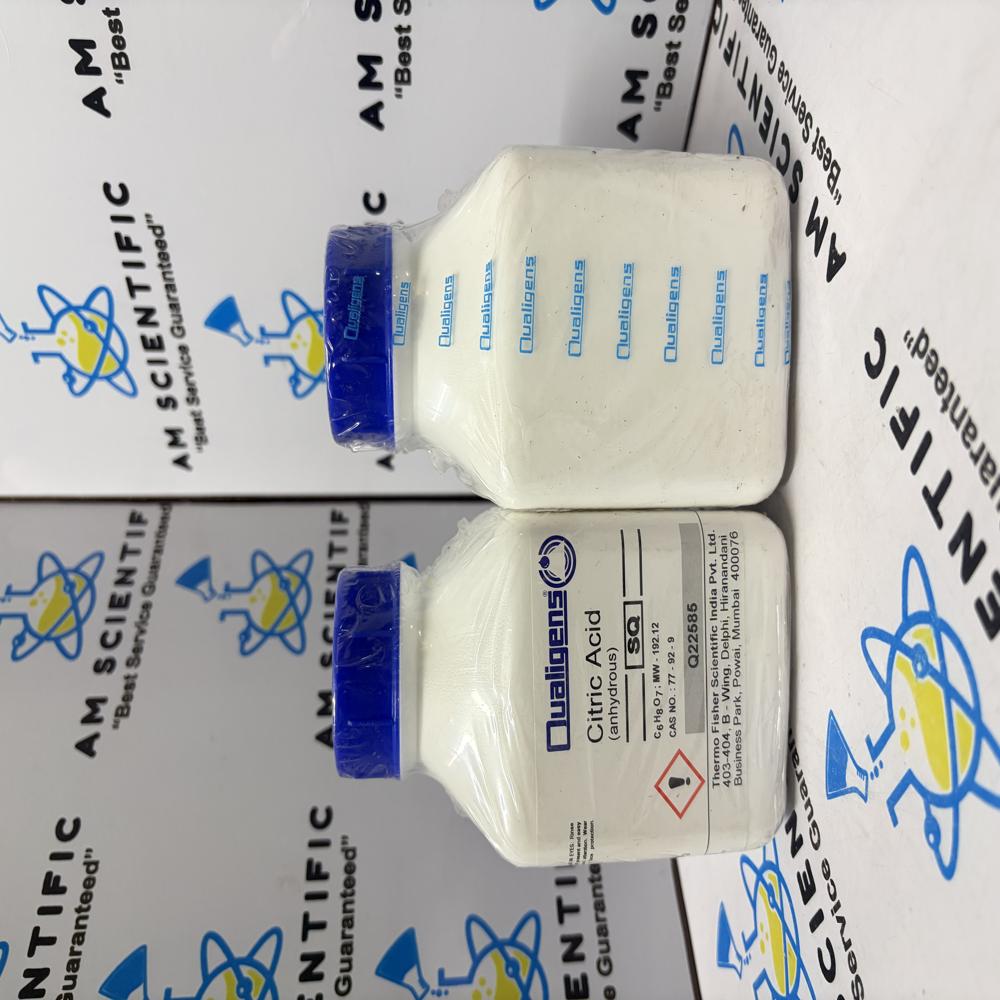 Citric Acid Anhydrous SQ Qualigens 500g