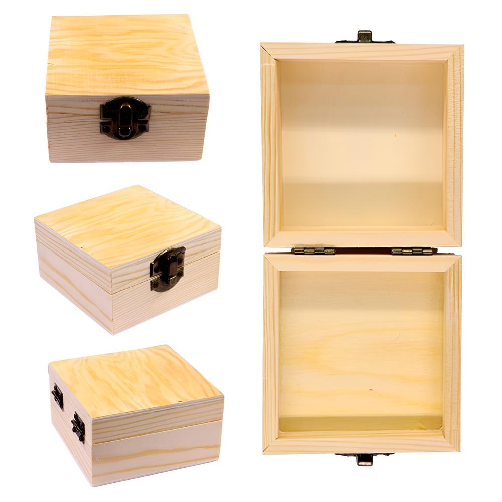 Wooden Box Square