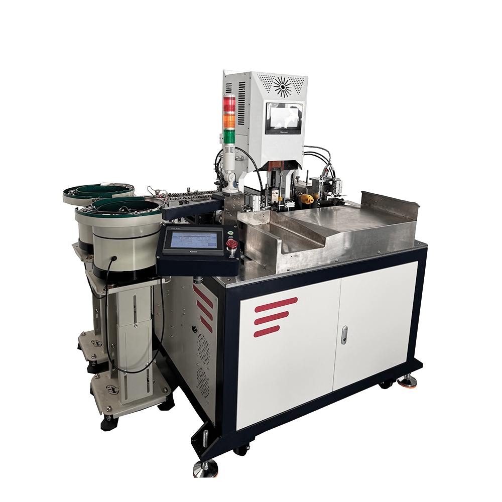 Servo Terminal Crimping Press 10T Automatic Wire Stripping Crimping Machine for Solar PV Cable