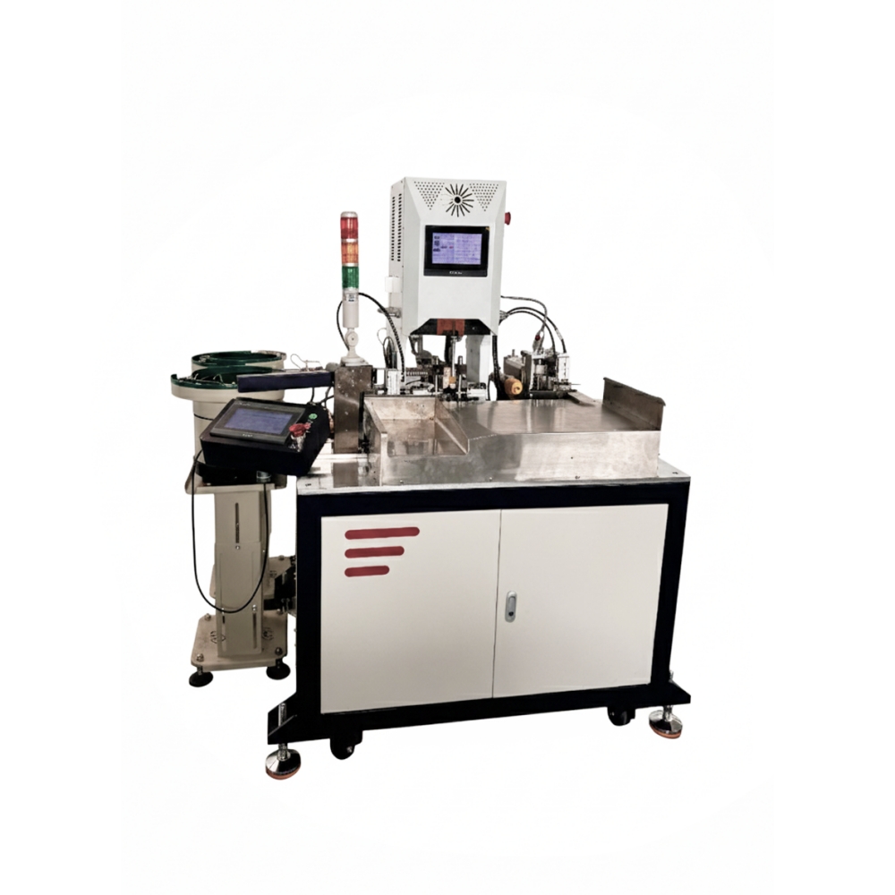 Servo Terminal Crimping Press 10T Automatic Wire Stripping Crimping Machine for Solar PV Cable