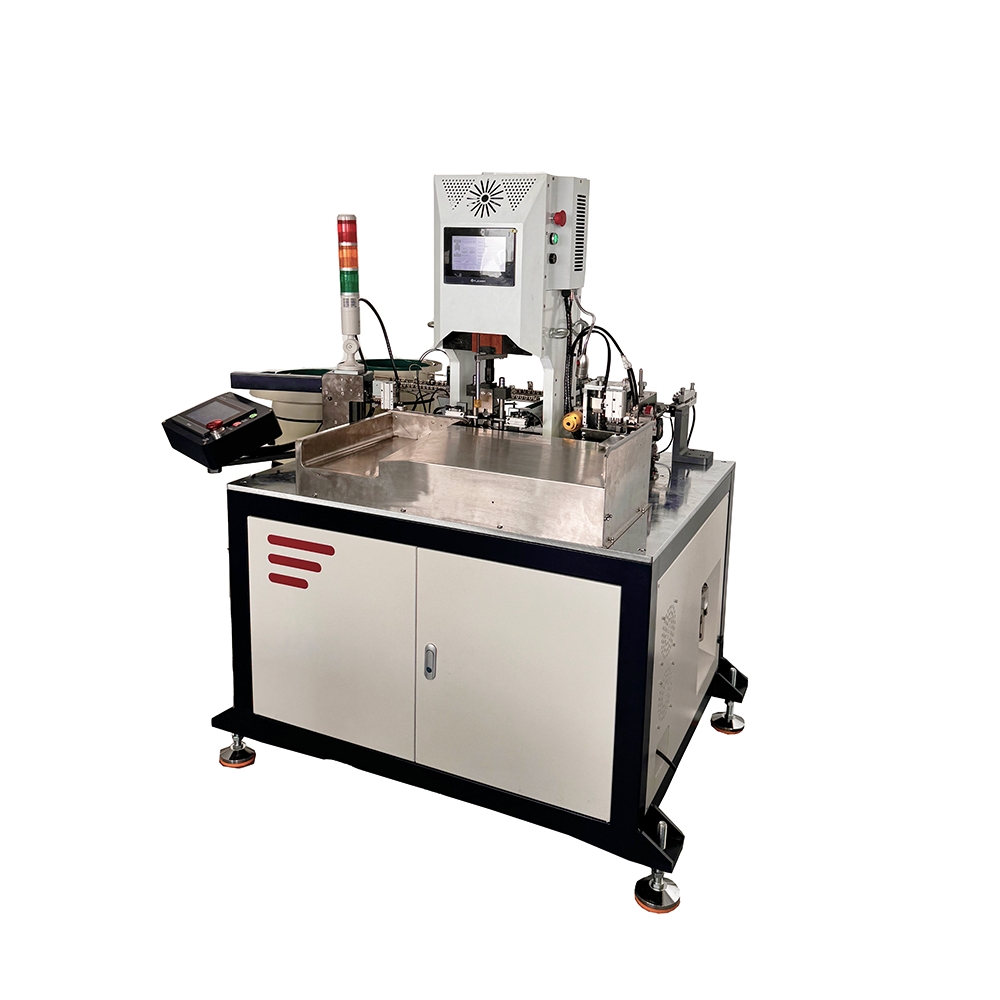 Servo Terminal Crimping Press 10T Automatic Wire Stripping Crimping Machine for Solar PV Cable
