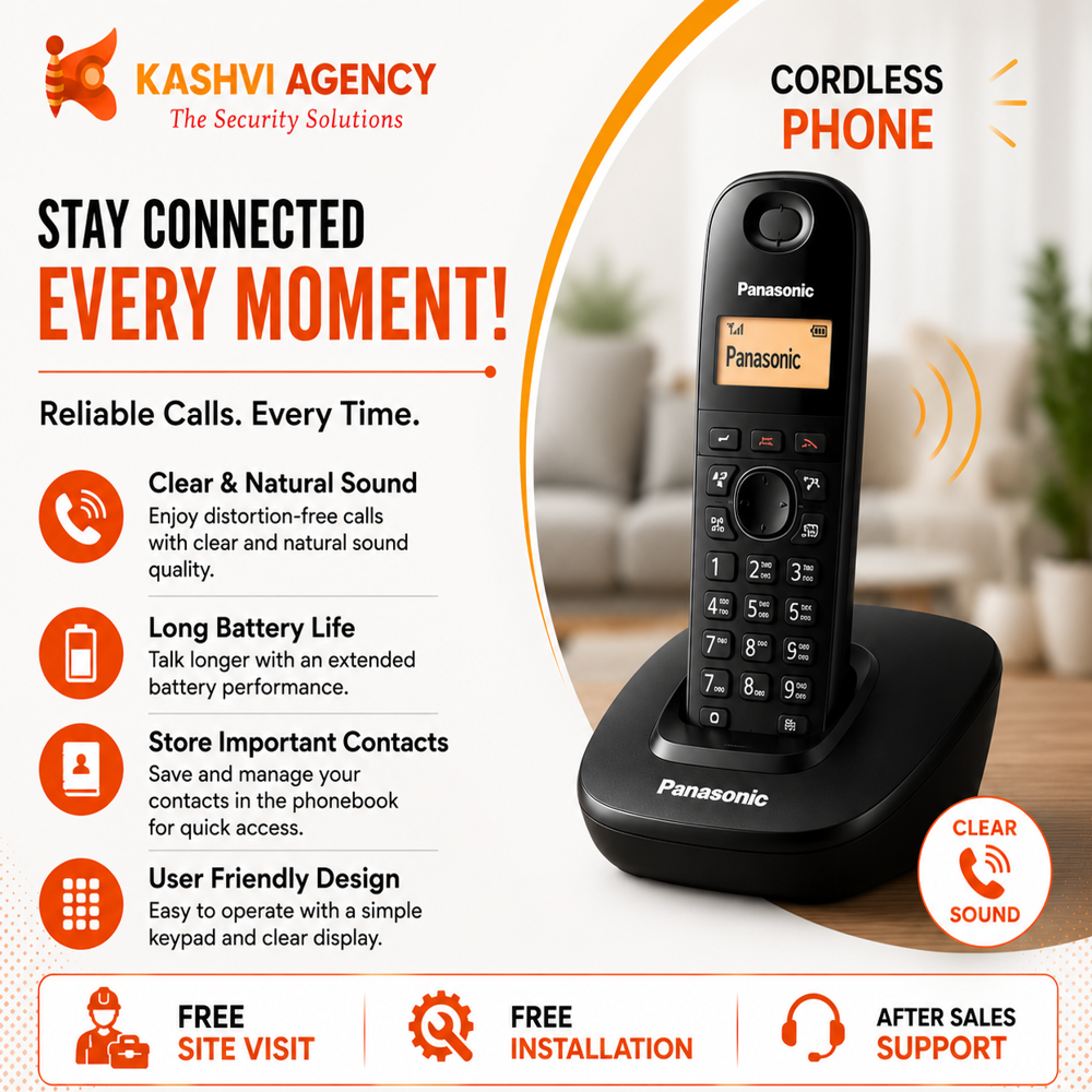 Panasonic KX-TG3611SX 2.4GHz Digital Cordless Landline Phone