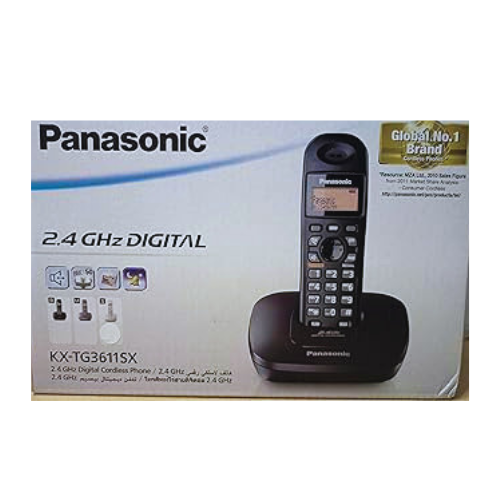 Panasonic KX-TG3611SX 2.4GHz Digital Cordless Landline Phone