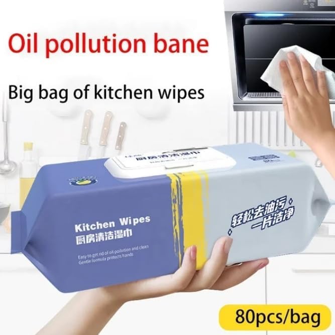 80 Pcs Kitchen Wipes