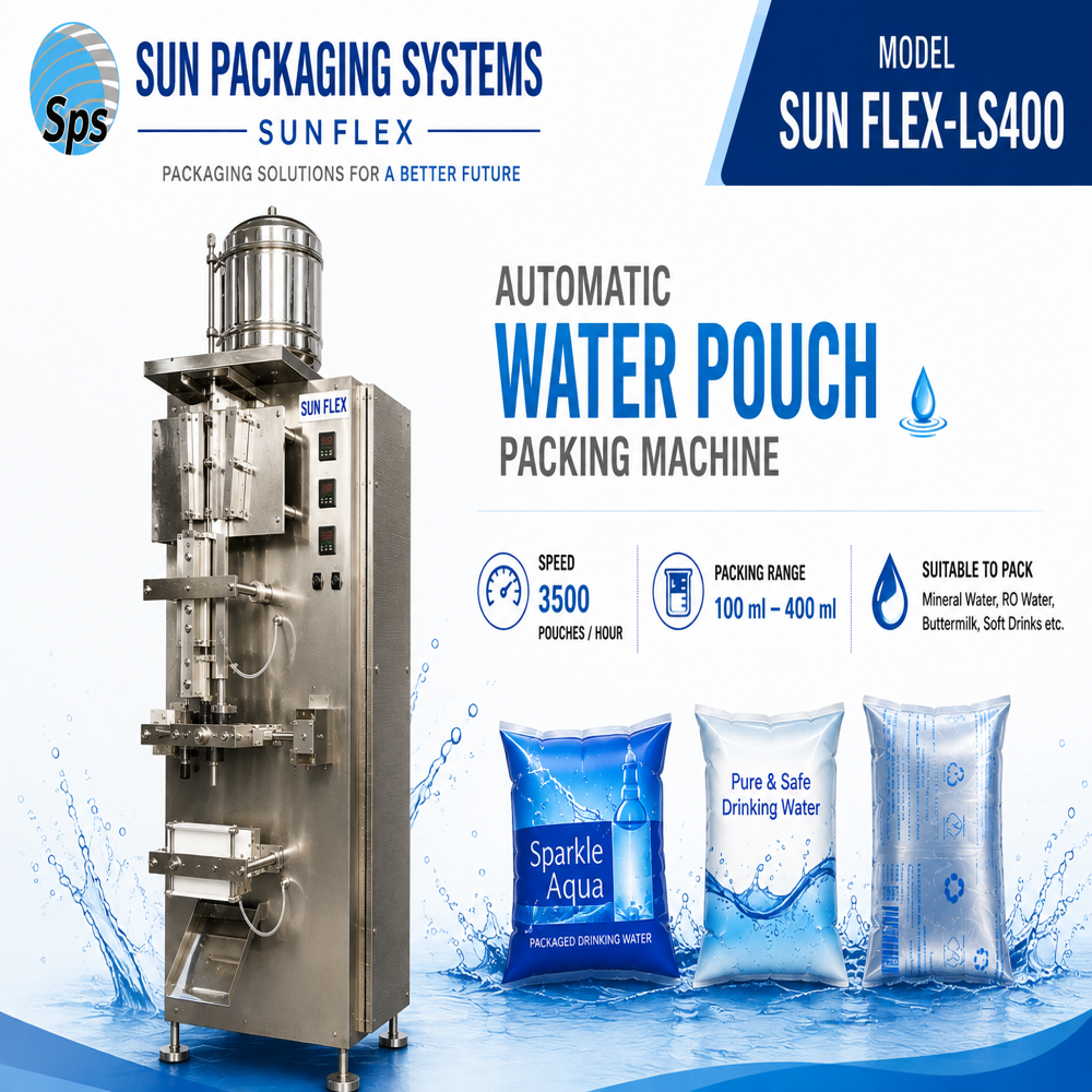 Water pouch packing machine