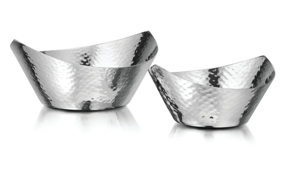 Silver Cut Bowl - Dimension (L*W*H): 15 (Diameter) Inch (In)