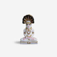 Marble Parshwanath Jain Statue - Height: 25 Cm (approx)