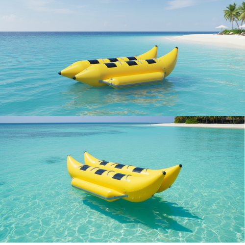 Inflatable 6 Seater Double Tube Banana Boat