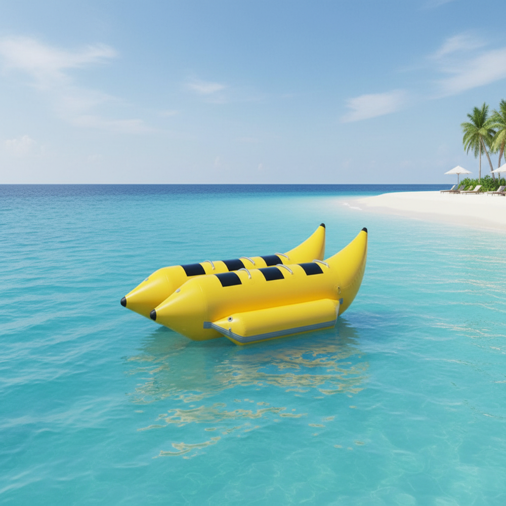 Inflatable 6 Seater Double Tube Banana Boat