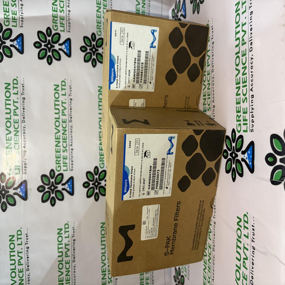Sterile Membrane Filters Pore Size .45 Micron Diameter 47mm Millipore