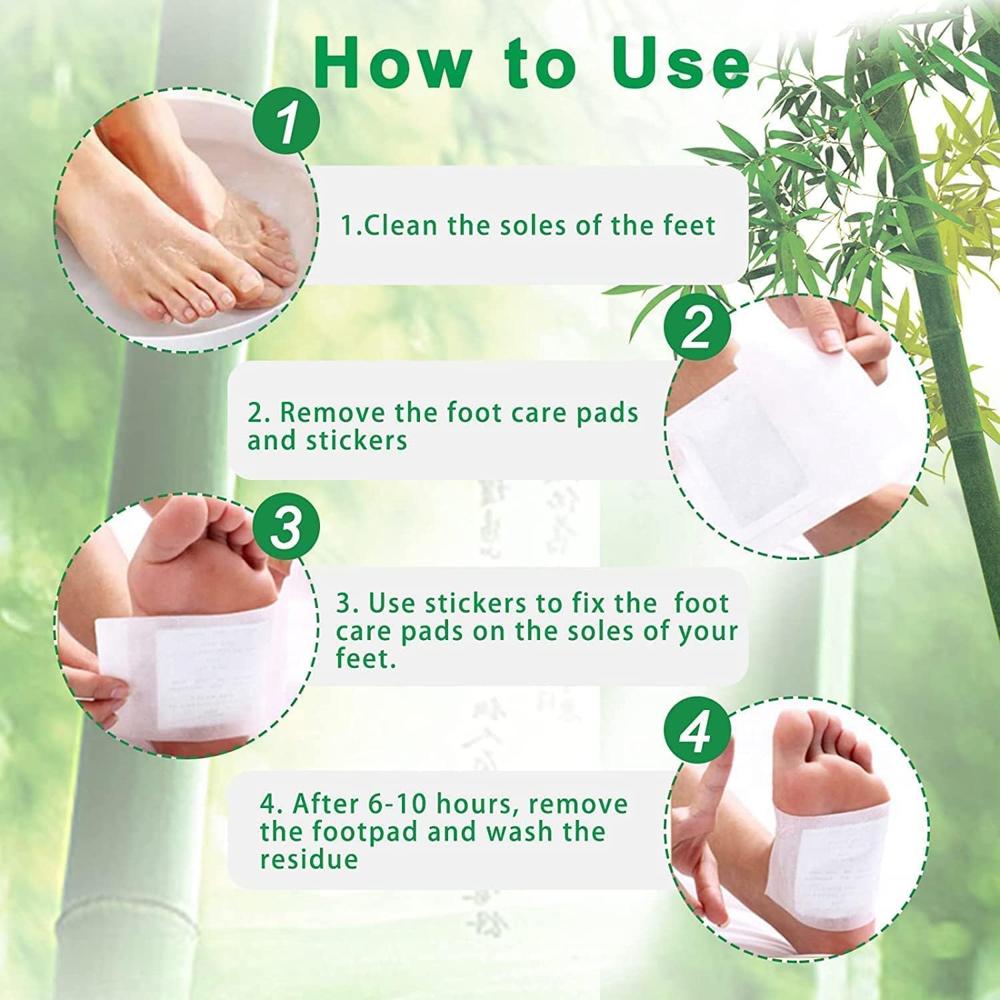Premium Detox Foot patches 30 pads, Cleansing Toxin Remover Foot Pads, Pain Relief, Stress Relief Sleep Patch for Detoxification, For Men & Women