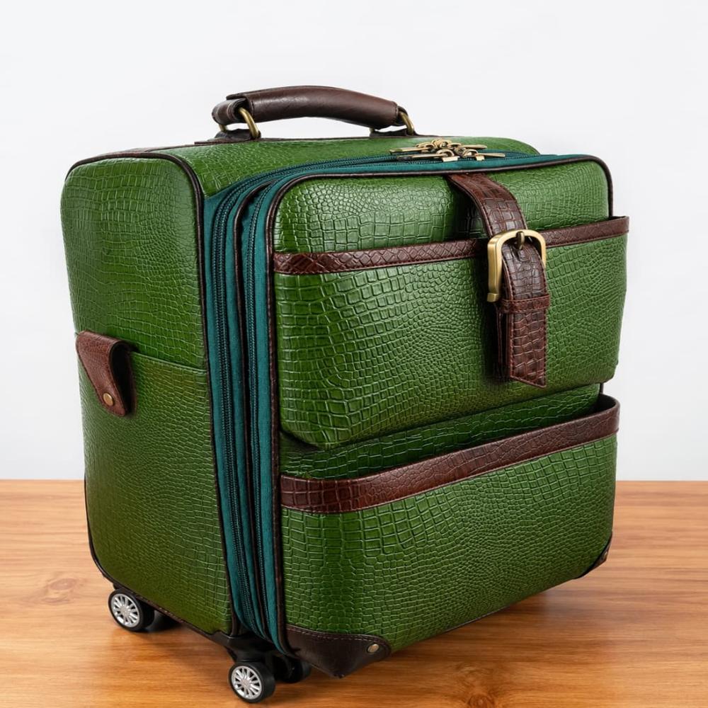Leather Trolley Bag