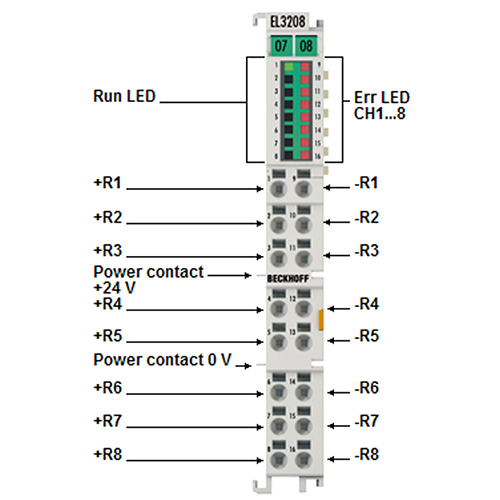 Beckhoff EL3208 Industrial Automation - I-O Module
