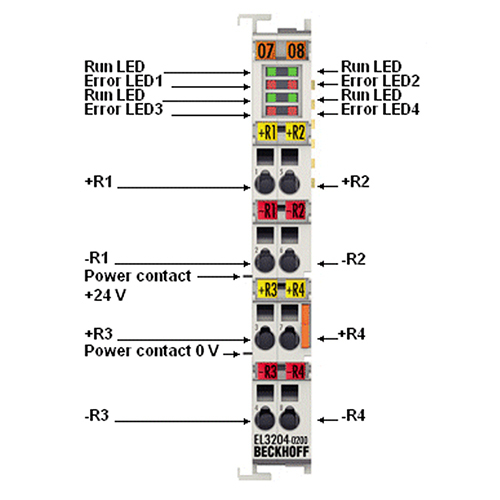 Beckhoff EL3204 Industrial Automation - I-O Module