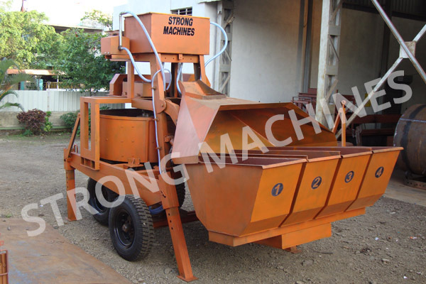 Commercial Pan Mixer Concrete Mini Batching Plant