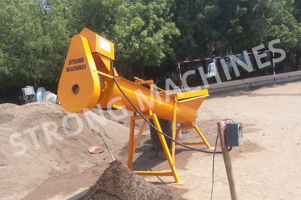 Vibratory sand screening cum washing machine
