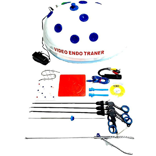 Oval shape Endotrainer with instrument
