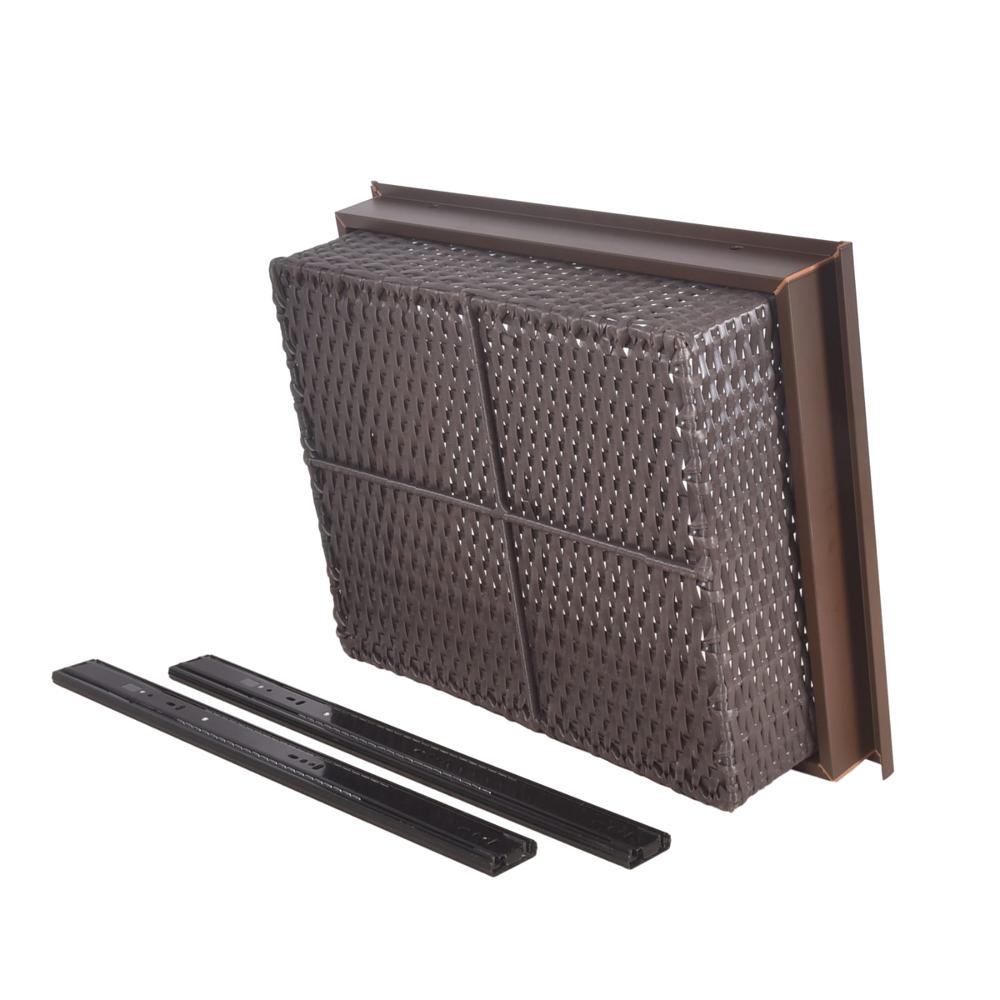 Alluminium wicker basket