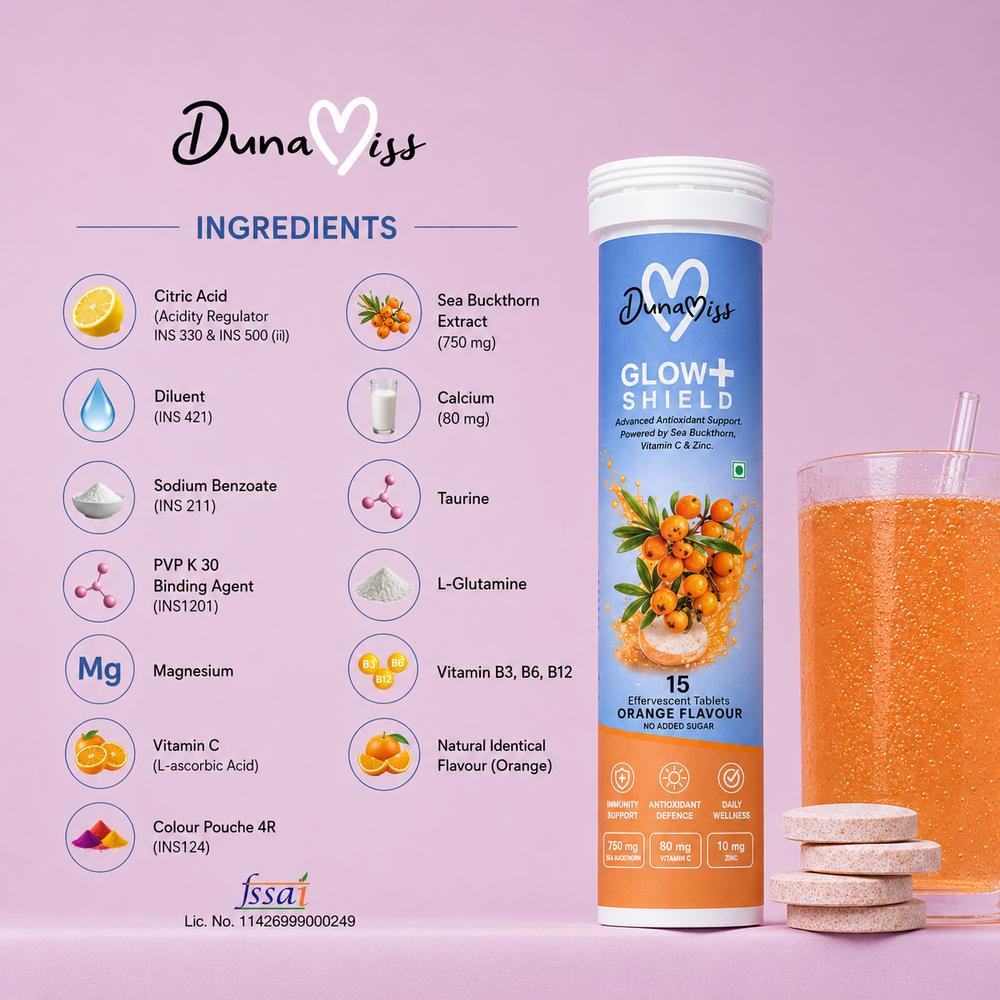 Glow Plus Shield Effervescent Tablet - Color Code: Orange