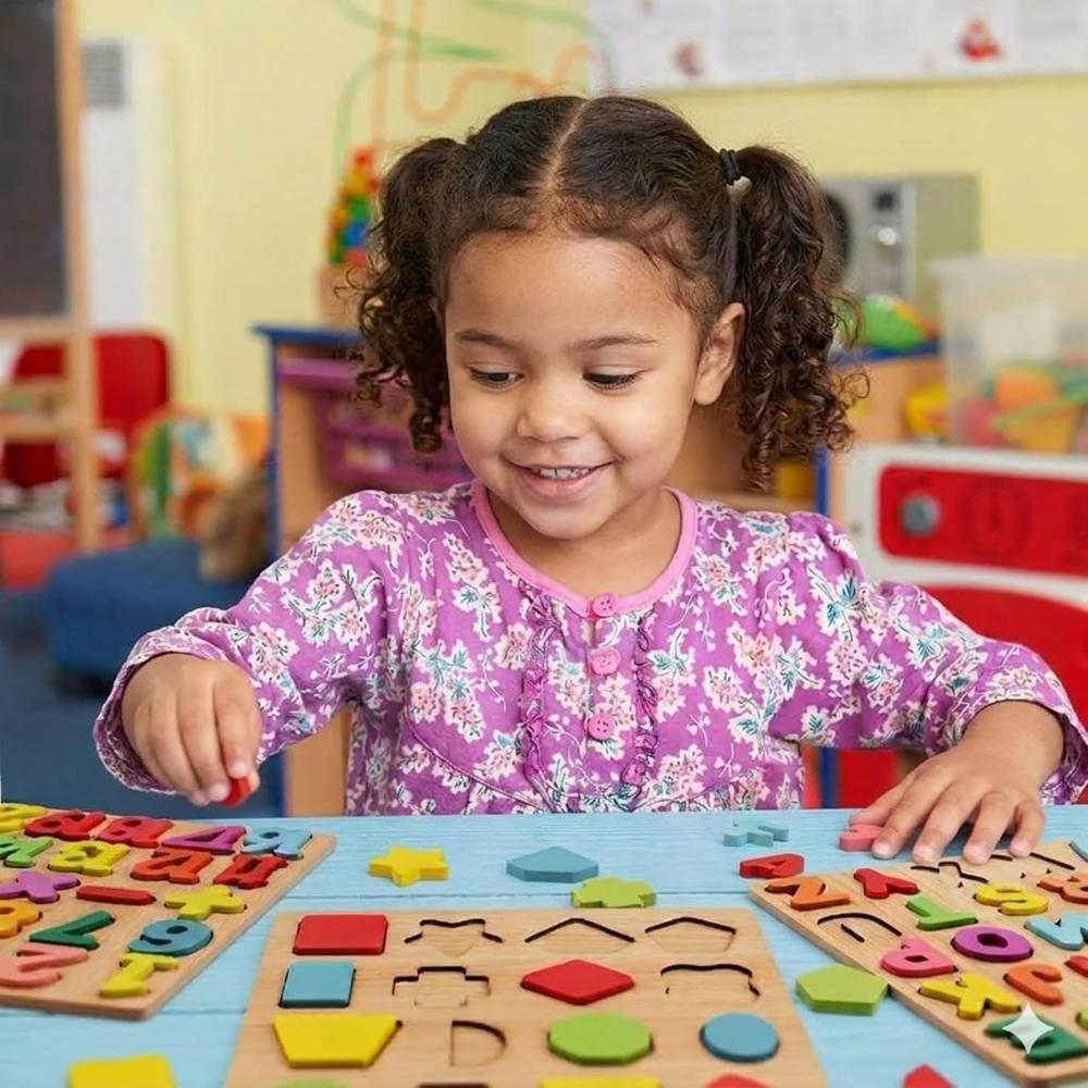 Wooden Puzzle Set Toy