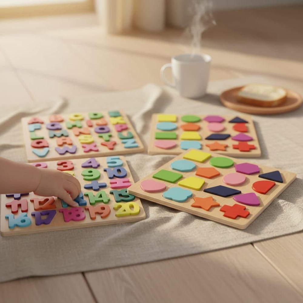 Wooden Puzzle Set Toy