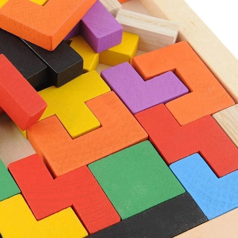 Wooden Puzzle Blocks
