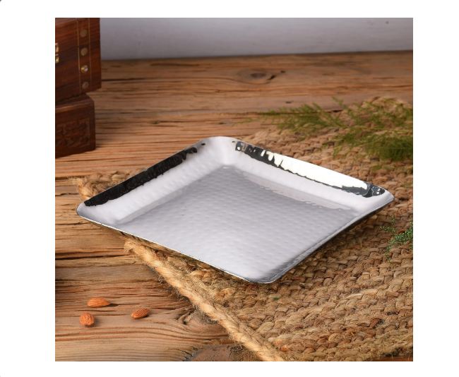 Square Platter - Color: Silver