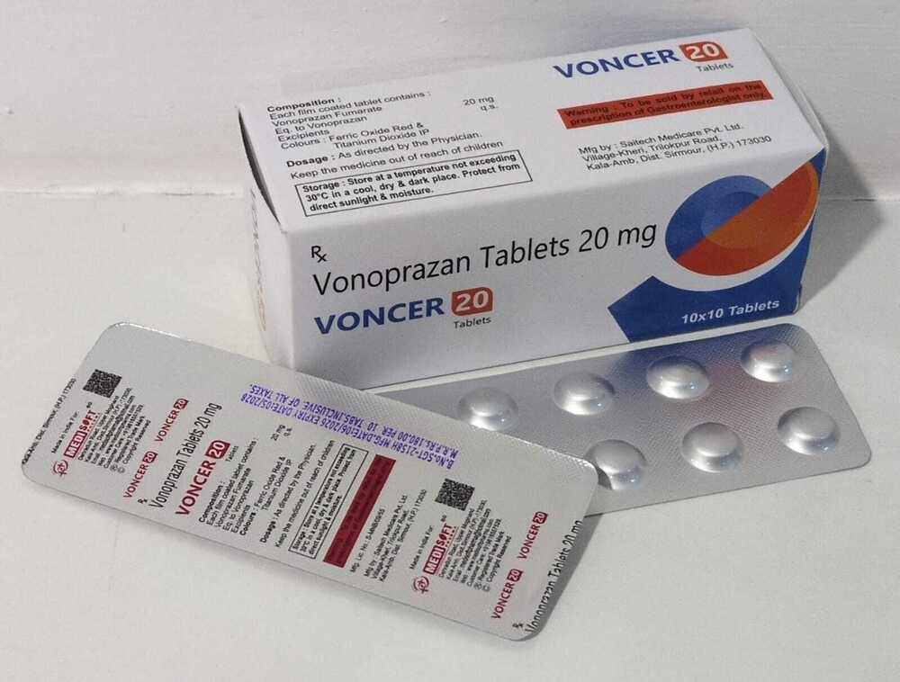 Voncer-20 Tab - Dosage Form: As Per Dr. Indication