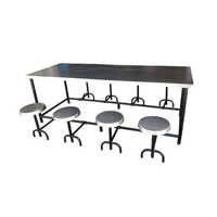 8 Seater Stainless Steel Dining Table