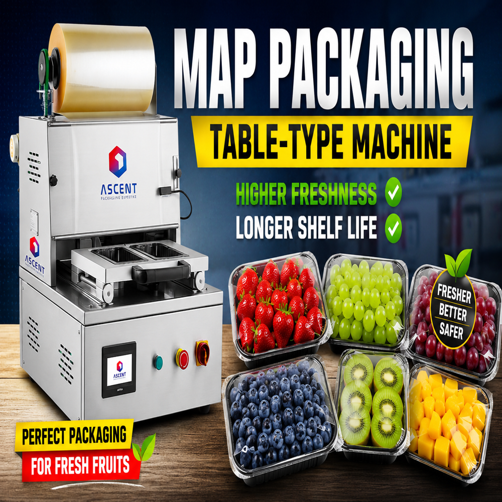 Modified Atmosphere Packaging (Map) Table-type Machine