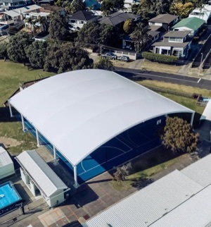 Tansile structure shed