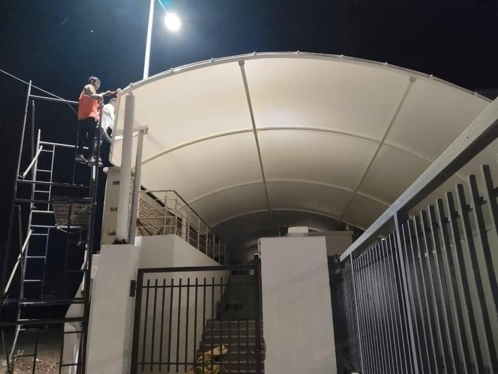 Industrial Car Parking Tensile Structures