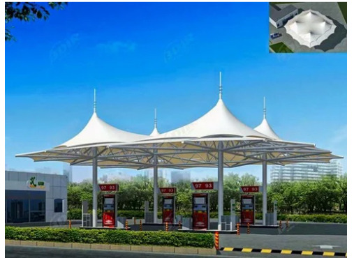 Toll Plaza Tensile Canopy