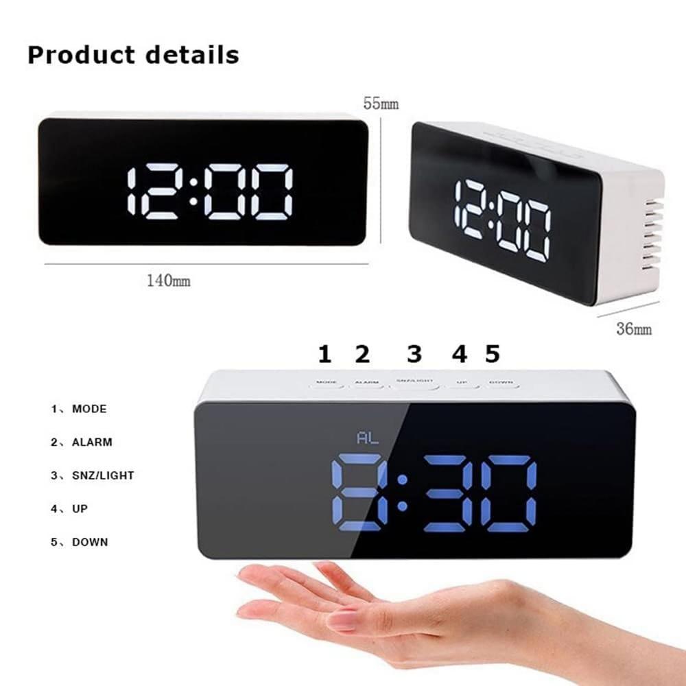 Alarm Clock Mirror