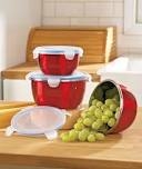 लॉकिंग लिड बाउल सेट