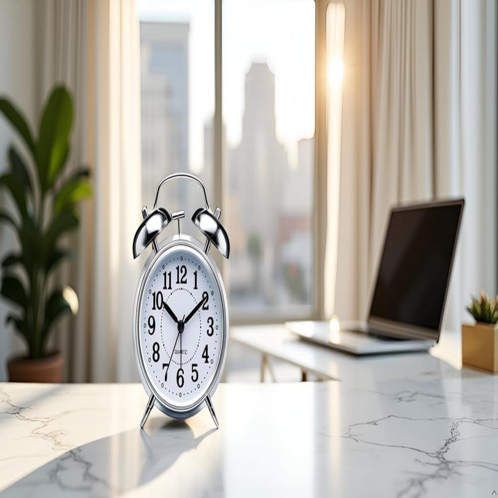 Alarm Clock Silver