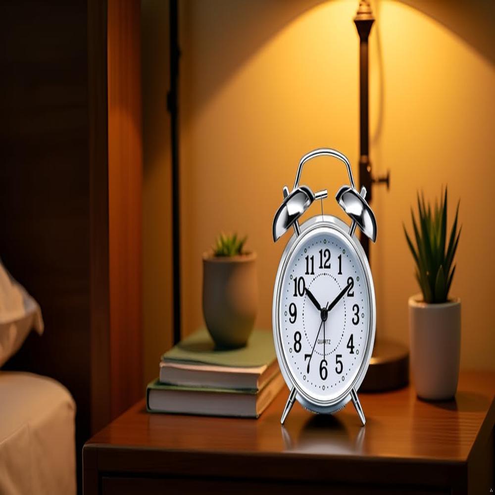 Alarm Clock Silver