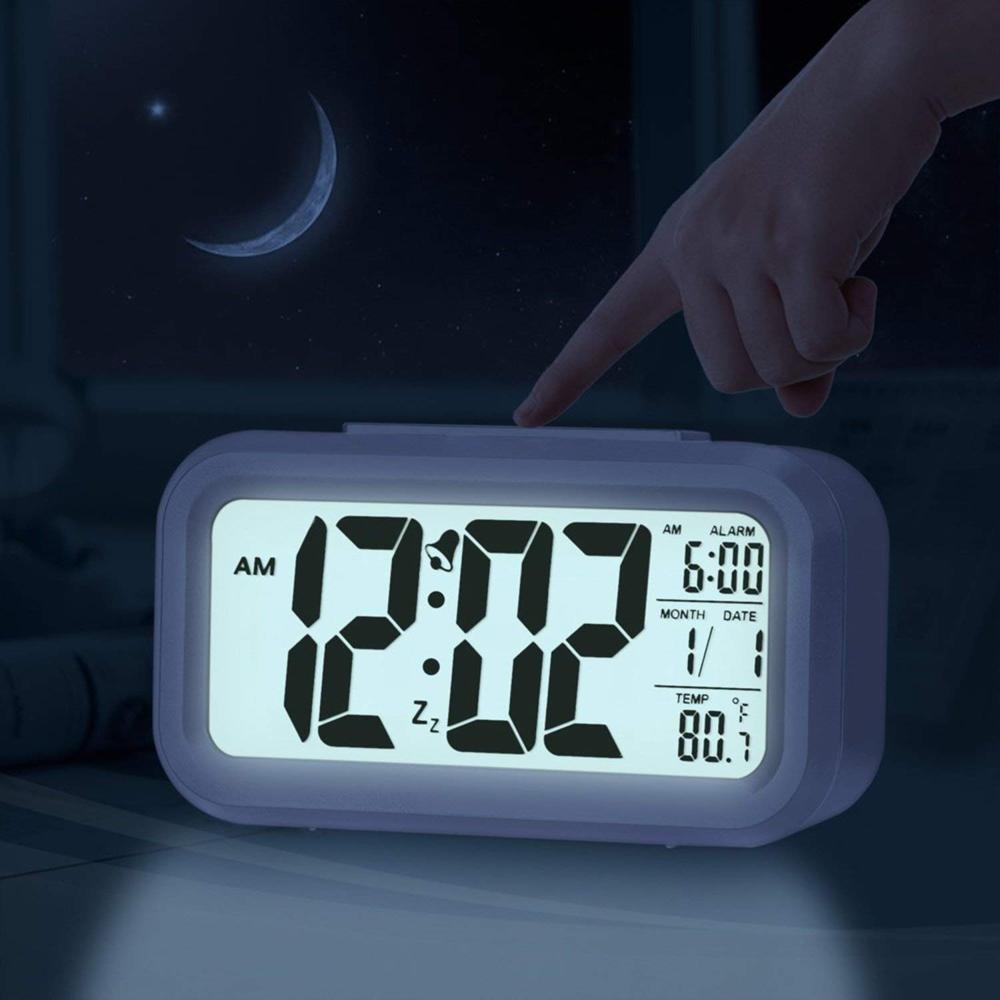 Alarm Clock Digital Black